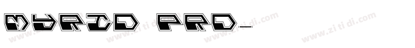 Myrid pro字体转换